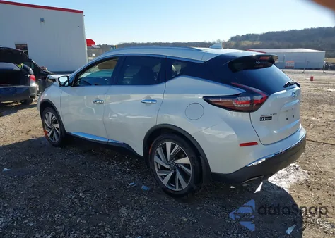 2019 Nissan Murano Sl z USA, uszkodzony, nr VIN 5N1AZ2MJ3KN148556